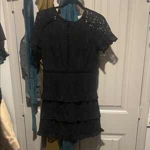 Elegant Black Lace Dress